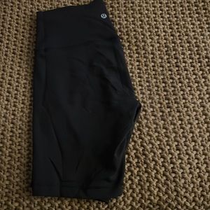 High waste Lulu lemon black shorts